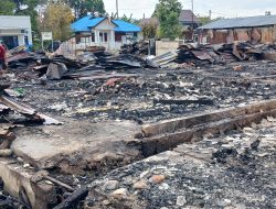 Pasar Sausu Parimo Terbakar, 15 Kios dan 6 Rumah Hangus Terbakar