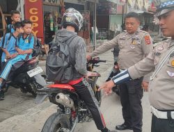 Sat Lantas Polres Parigi Moutong Amankan Puluhan Kendaraan Berknalpot Bising