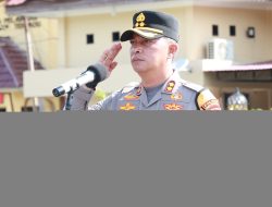 Kapolres Parigi Moutong Pimpin Apel Gelar Pasukan Operasi Keselamatan Tinombala 2025