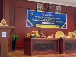 Pemkab Parimo Gelar Sosialisasi Penguatan Reformasi Birokrasi dan SAKIP