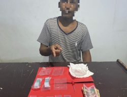 Diduga Akan Bertransaksi Narkoba Seorang Pria Dibekuk Tim Res Narkoba Polres Parimo
