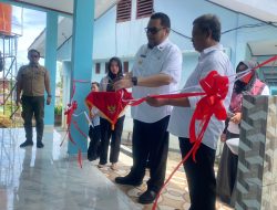 Pj Bupati Parimo Resmikan dan Monitoring Pembangunan Sarana Pendidikan