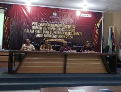 Anggaran PSU di Parigi Moutong Mencapai Rp 32 Miliar
