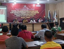 KPU Parigi Moutong Gelar Rakor dan Sosialisasi Tahapan Jadwal PSU
