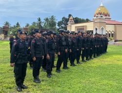 200 Personel Satbrimob Polda Sulteng Siap Amankan PSU di Banggai