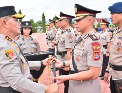 Kapolda Sulteng Pimpin Sertijab Delapan Pejabat Utama dan Lima Kapolres