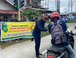 Pengadilan Negeri Parigi Gelar Aksi Publik Campaign Tolak Pungli dan Gratifikasi