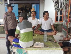 Cegah Radikalisme, Polsek Torue Gandeng Tokoh Masyarakat di Purwosari, Parigi Moutong