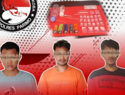 Polres Parigi Moutong Tangkap Tiga Pengedar Narkoba di Kecamatan Ampibabo