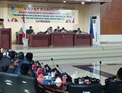 Pj Bupati Parigi Moutong Hadiri Paripurna Penetapan Bupati Terpilih, Sampaikan Pidato Perpisahan