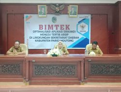 Pemkab Parigi Moutong Gelar Bimtek Aplikasi SRIKANDI, Dorong Digitalisasi Tata Kelola Arsip