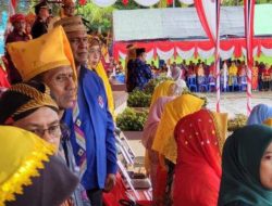 Pakaian Adat Kaili Warnai Upacara Hardiknas 2025 di Parigi Moutong