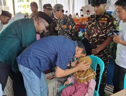 Peringatan Tahun Baru Islam, Bupati Beri Santunan di Beringin Jaya