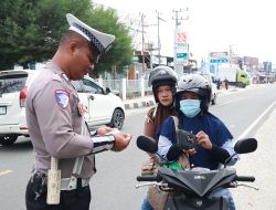 Polres Parigi Moutong Tertibkan Lalu Lintas Lewat Operasi Patuh Tinombala  2025