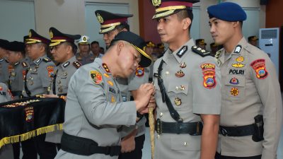 Kapolda Sulteng Pimpin Sertijab Pejabat Baru, Tiga Jabatan Strategis Berganti