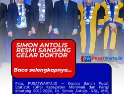 Simon Antolis Resmi Sandang Gelar Doktor