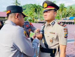 Kapolres Parigi Moutong Lantik Kapolsek dan Pejabat Baru