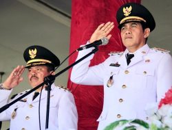 Peringatan HUT ke-80 RI di Parimo Berlangsung Khidmat, Bupati Erwin Burase Jadi Inspektur Upacara