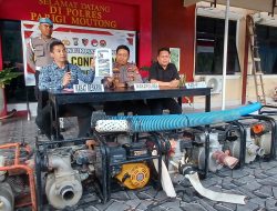 Polres Parimo Tangkap Dua Penambang Emas Ilegal di Silutung, Sejumlah Mesin Alkon Disita