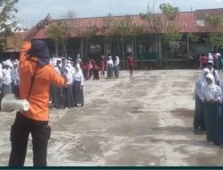 Ratusan Siswa SMA Negeri 1 Parigi Ikuti Latihan Evakuasi Gempa dan Tsunami