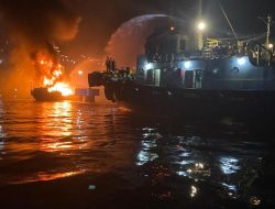 Kapal KLM Maryam Indah Terbakar di Perairan Luwuk, 1 Tewas dan 2 Orang Masih Hilang