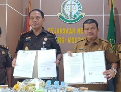 Pemkab Parimo dan Kejari Teken MoU Soal Sanksi Sosial Pelaku Restorative Justice