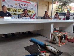 Polres Parimo Ungkap Aktivitas Tambang Emas Ilegal di Desa Karya Mandiri