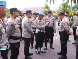 Cegah Judi Online, Kapolres Parigi Moutong Pimpin Langsung Sidak HP Anggota