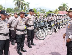 Polres Parigi Moutong Gelar Apel Siaga Peringati 1 Tahun Prabowo–Gibran