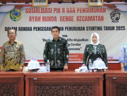 Bupati Erwin Buka Sosialisasi PIK-R dan Kukuhkan Ayah Bunda Genre di Wilayah Eks Parigi