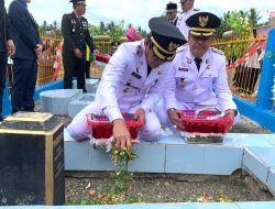 Bupati-Wabup Parimo Ziarah ke Makam Pahlawan Tombolotutu di Hari Pahlawan ke-79