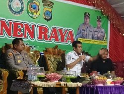 Hadiri Syukuran Panen Raya di Desa Tada, Bupati Parimo Serukan Tolak Tambang Ilegal