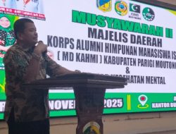 Wabup Sahid Dorong Generasi Muda Parigi Moutong Cerdas Bermedia Sosial pada Musda II KAHMI