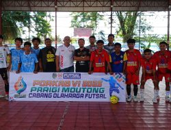 KONI Parigi Moutong Dorong Seleksi Atlet Futsal Melalui Porkab VI