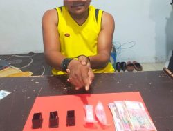 Polres Parimo Tangkap Pengedar Sabu di Pombolowo, Amankan 11 Saset Barang Bukti