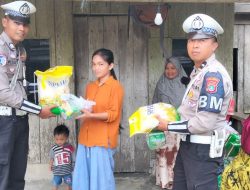 Polres Parigi Moutong Perkuat Kedekatan dengan Warga Lewat Aksi Sosial Satlantas