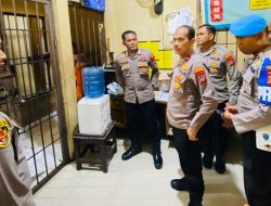 Waka Polres Parigi Moutong Sidak Ruang Tahanan dan Layanan Publik