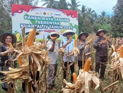 Panen Raya Jagung Kuartal IV, Polres Parigi Moutong Optimistis Hasil Capai 40 Ton