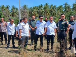 Pangdam XXIII Tinjau Lahan Korem dan Denpom di Parigi Moutong