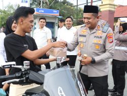 Polres Parigi Moutong Bagi 150 Takjil dan Buka Puasa Bersama Anak Yatim