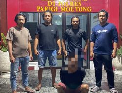 Residivis Curanmor Lintas Wilayah Dibekuk Resmob Parigi Moutong di Toli-Toli
