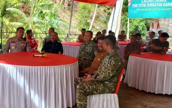Ketua DPRD Parimo Hadiri Launching 200 Titik Jembatan Garuda di Desa Uevolo
