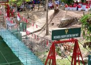 Danrem 132/Tadulako Launching Program 200 Titik Jembatan Garuda di Parigi Moutong