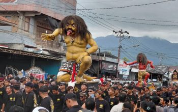 Ogoh-Ogoh Jadi Ruang Kreativitas Anak Muda di Parigi Moutong