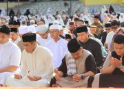 Bupati dan Wabup Parigi Moutong Sholat Id Bersama Warga, Khutbah Tekankan Kepedulian Anak Yatim