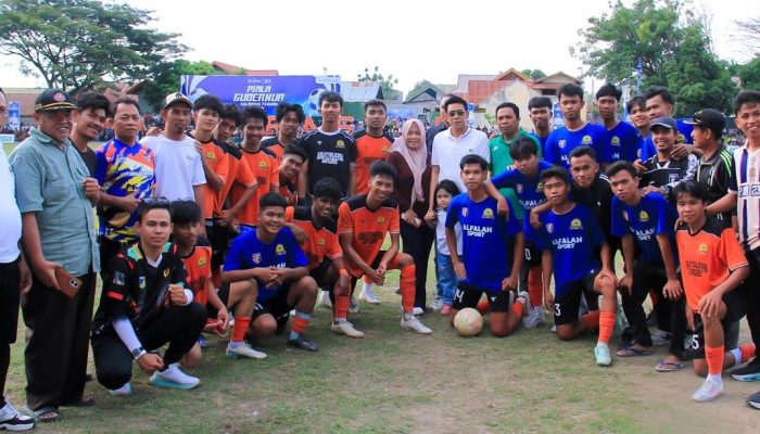 Bupati Parigi Moutong Hadiri Semifinal Piala Gubernur Sulteng, Persigi Hajar Berlian Tomoli 3 – 0