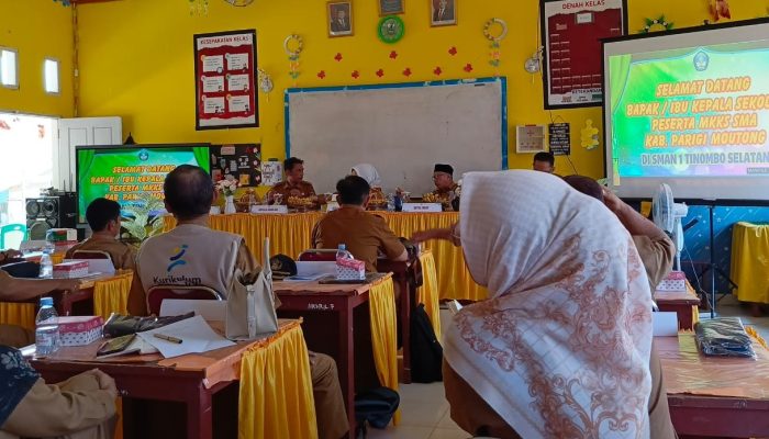 MKKS SMA Parigi Moutong Perkuat Sinergi, Selaraskan Program Peningkatan Mutu Pendidikan