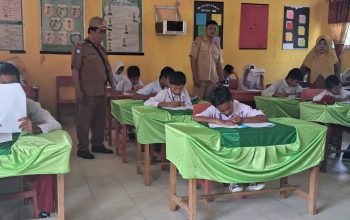 Korwil Pendidikan Kasimbar Monitoring Pelaksanaan UAS SD