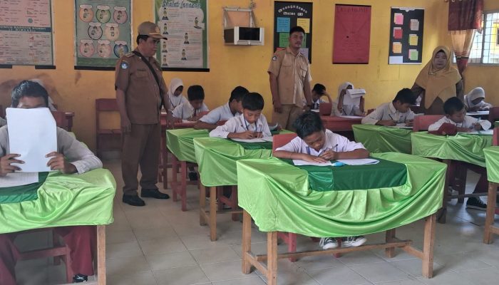 Korwil Pendidikan Kasimbar Monitoring Pelaksanaan UAS SD
