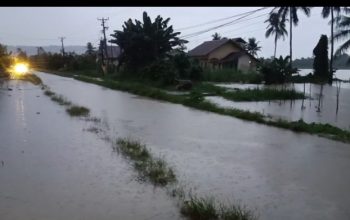 Tiga Tanggul Jebol, Banjir Rendam Permukiman di Balinggi Jati